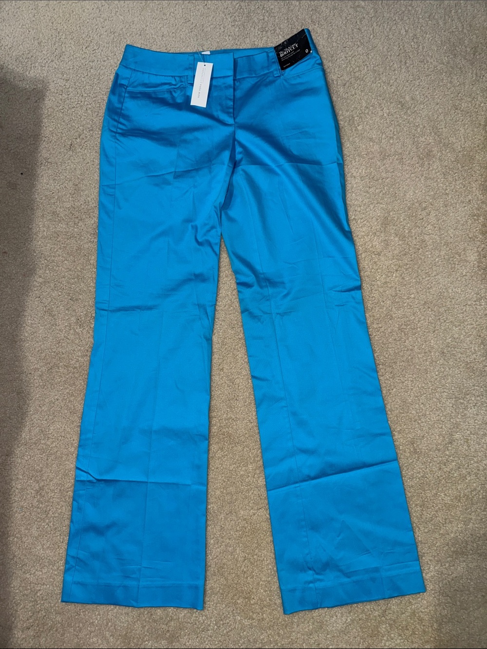 New York & Company Turquoise Boot Cut Pants
